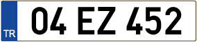 Truck License Plate
